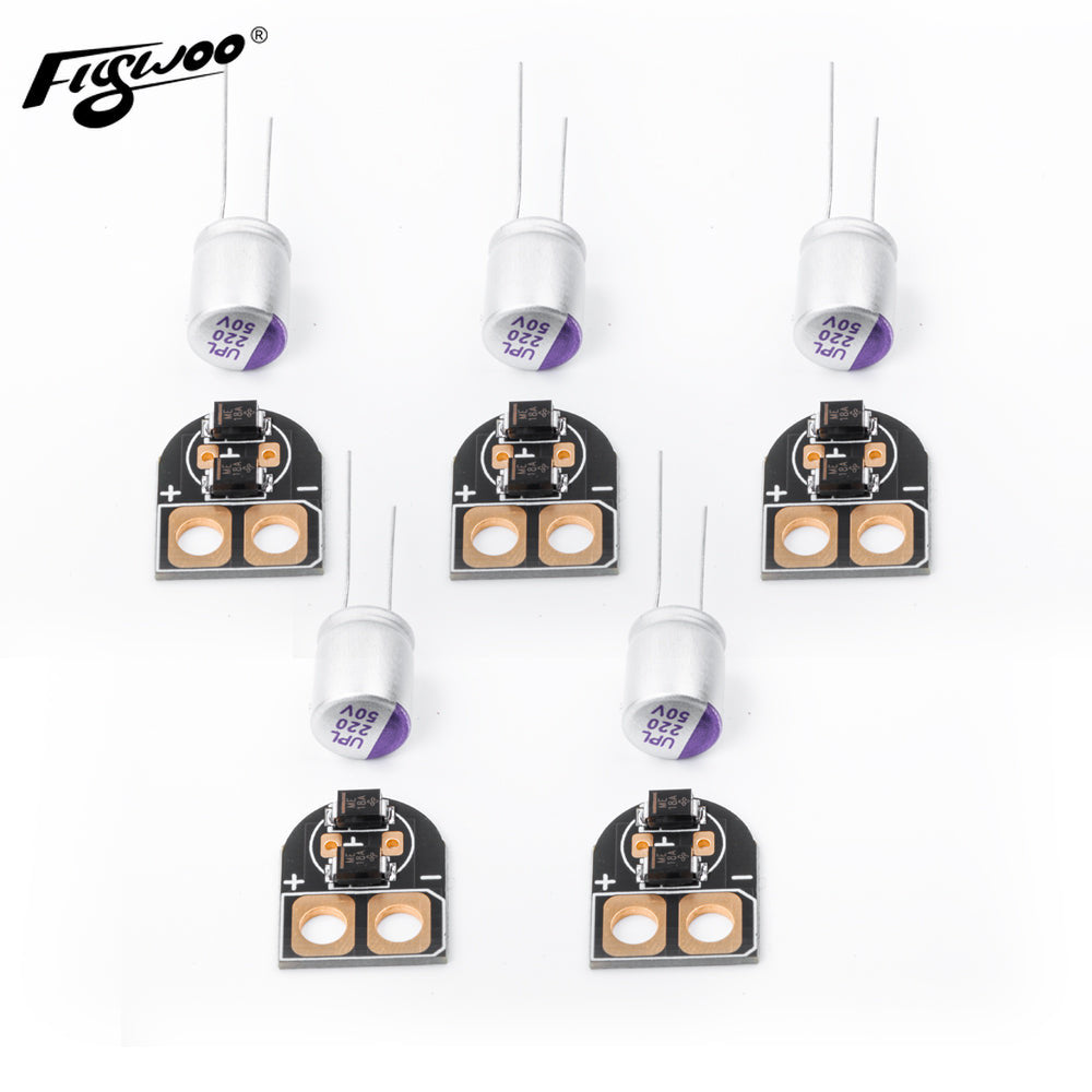 แผงกรองแรงดันไฟฟ้า Flywoo TVS  - Foxeer Reaper F4 128K 65A Esc บทวิจารณ์และราคา