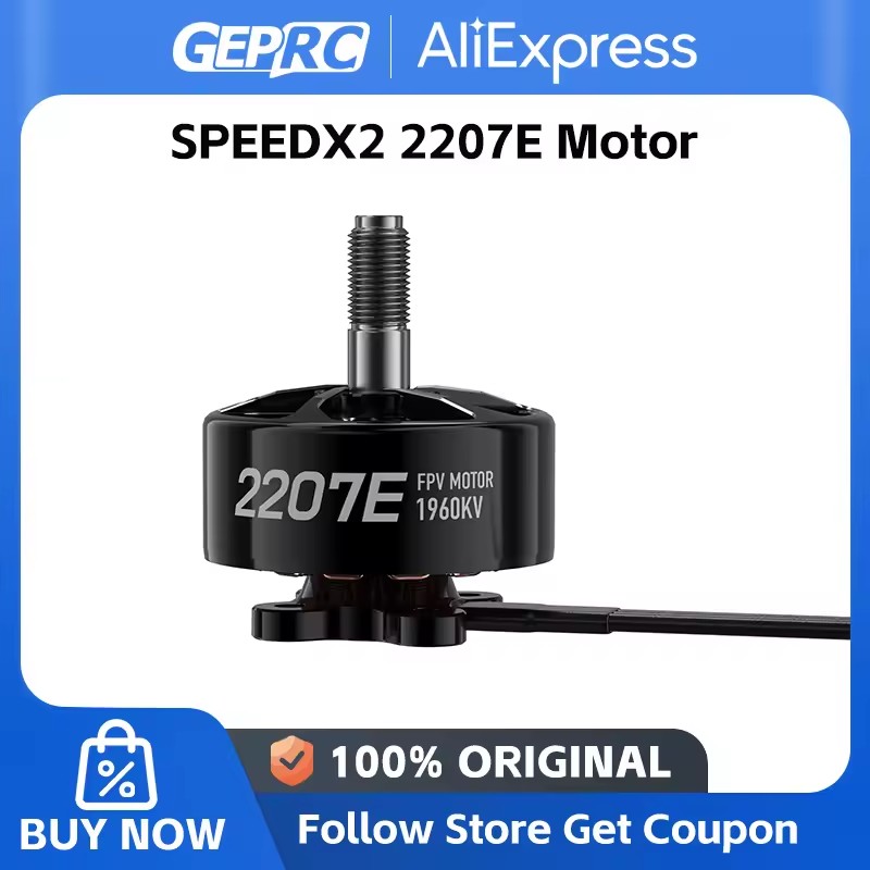 GEPRC SPEEDX2 1/2/4pcs 2207E ม - Foxeer Reaper F4 128K 65A Esc บทวิจารณ์และราคา