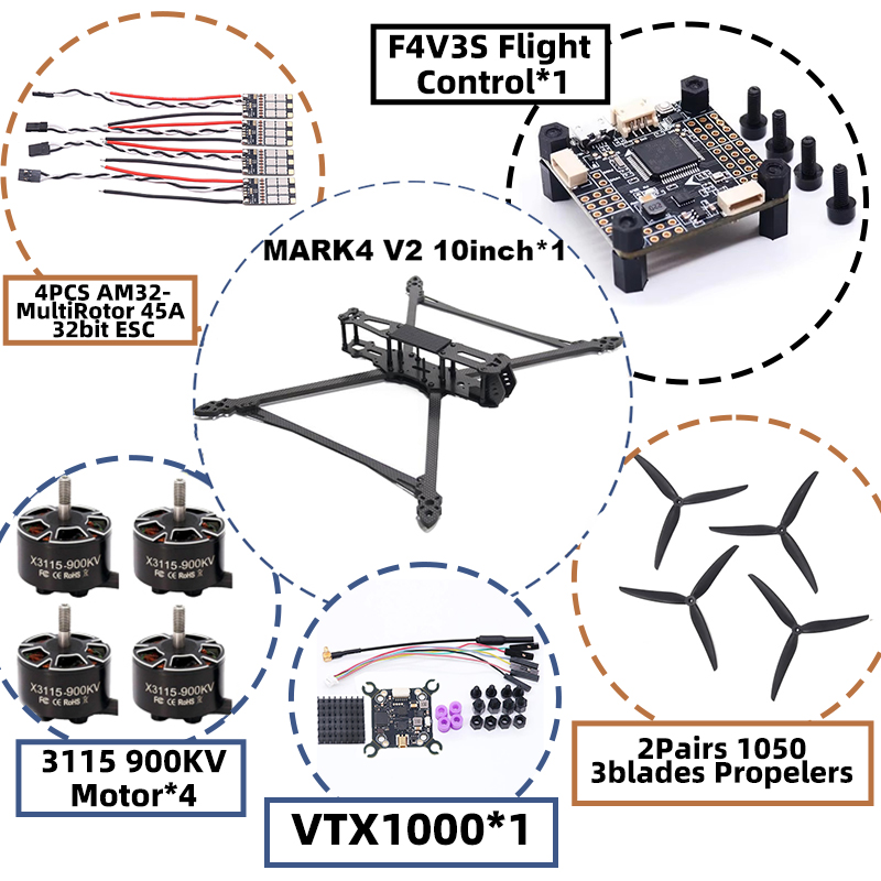 MARK4 V2 โดรนแข่ง FPV คาร์บอนไ - Radiomaster Ranger 2.4Ghz Elrs Module บทวิจารณ์และราคา